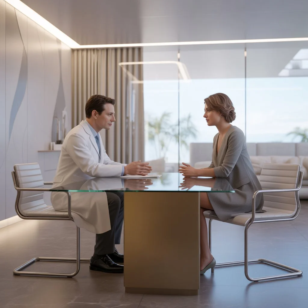 plastic surgery consultation in a safe certified clinic in Colombia