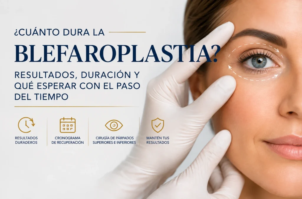 ¿Cuánto dura la blefaroplastia? Resultados y recuperación