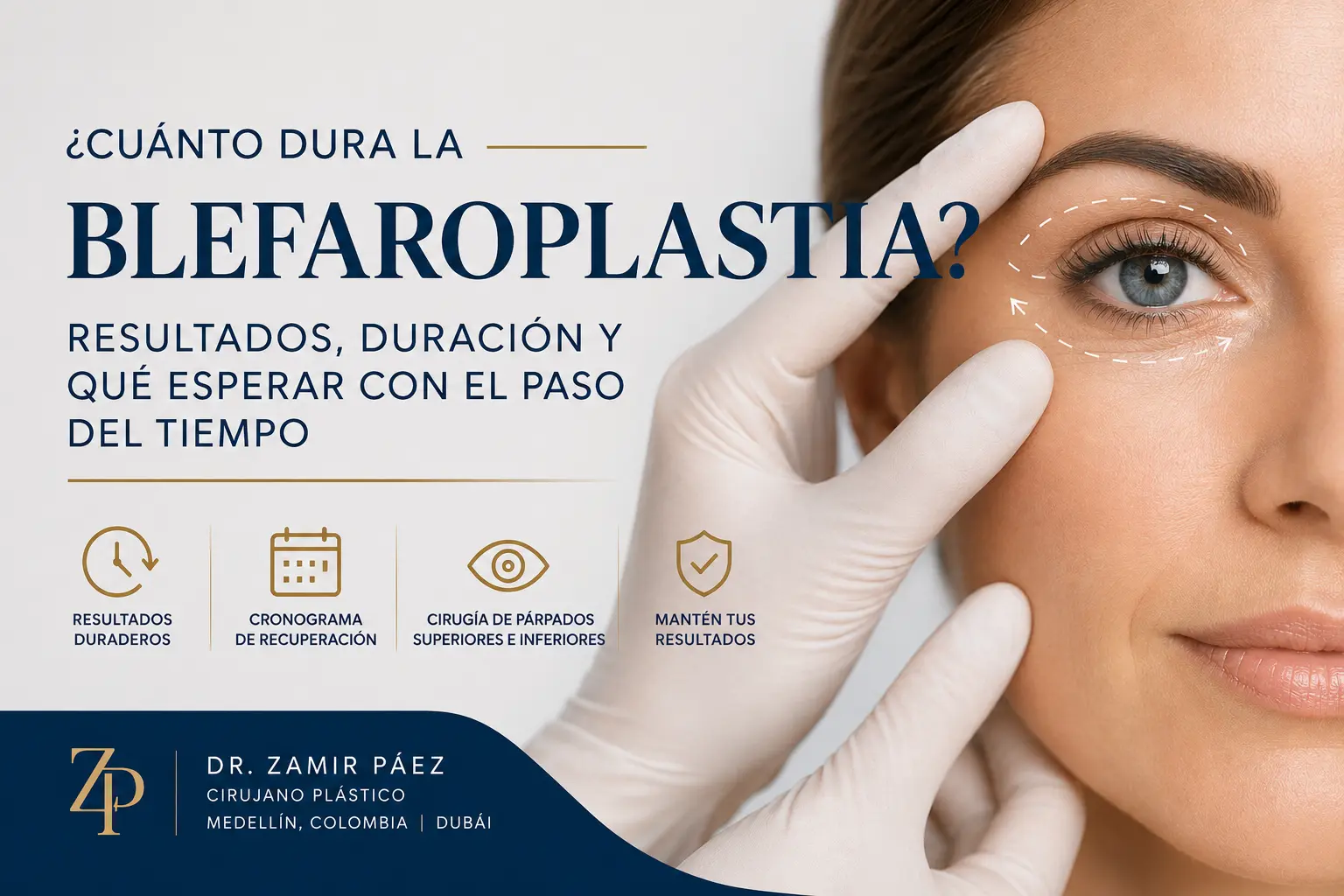 ¿Cuánto dura la blefaroplastia? Resultados y recuperación