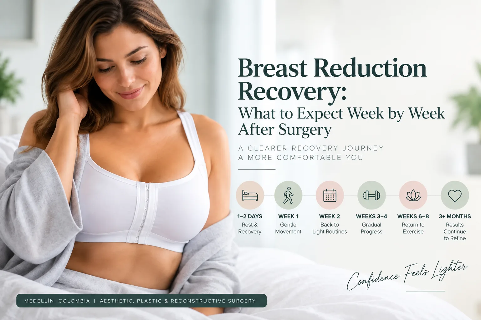 Breast reduction recovery week by week after surgery