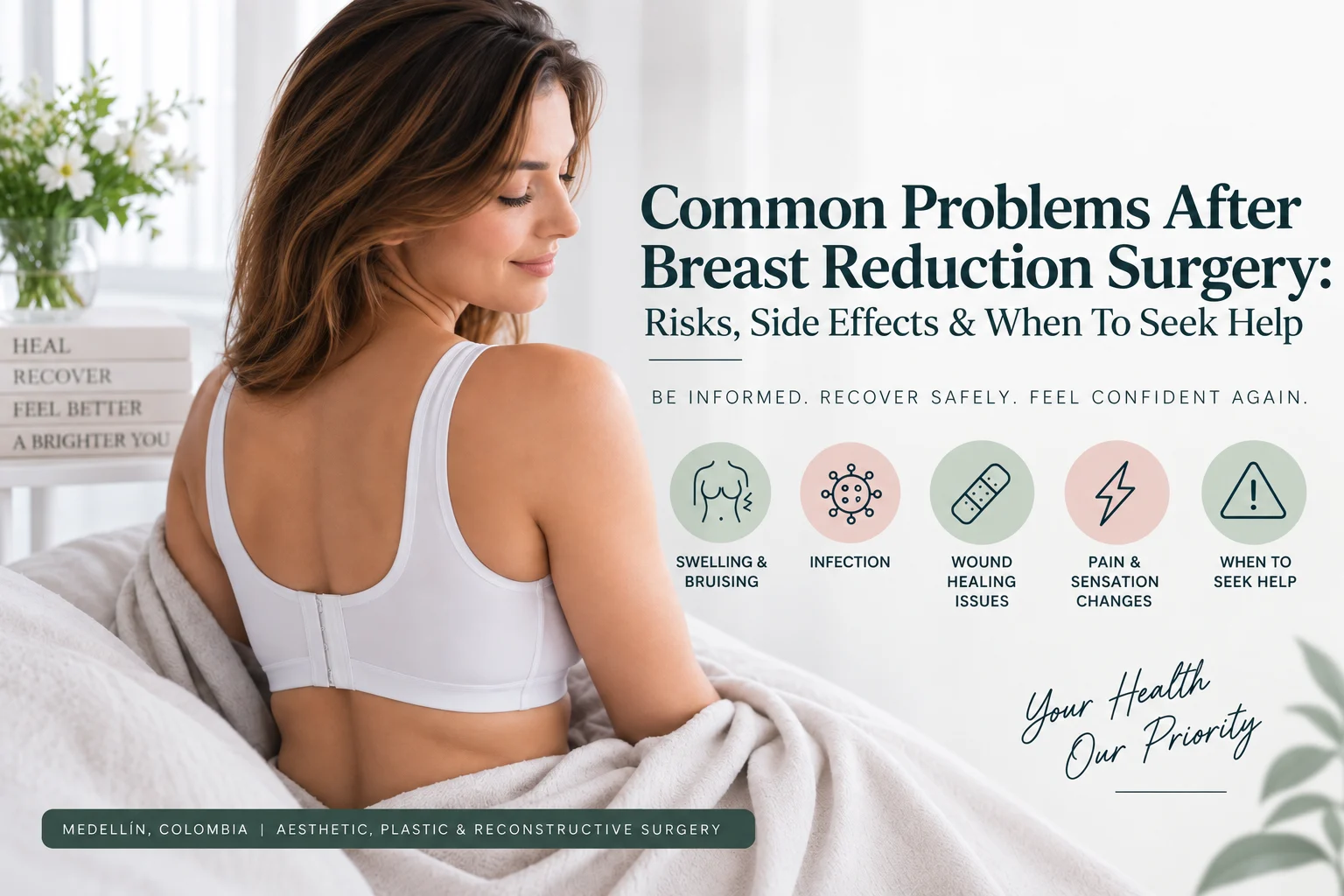 Common problems after breast reduction surgery and warning signs